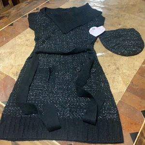 Cherry stix sweater dress